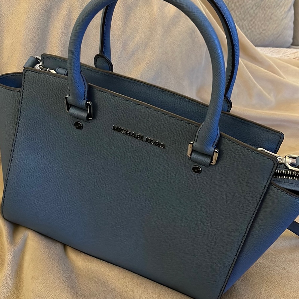 ****SOLD ELSEWHERE*** MICHAEL Michael Kors Selma Saffiano Leather Satchel